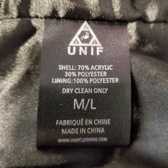 UNIF X Urban Outfitters Women's Open Front Blush Pink Jacket Coat Size M / L - Picture 8 of 9